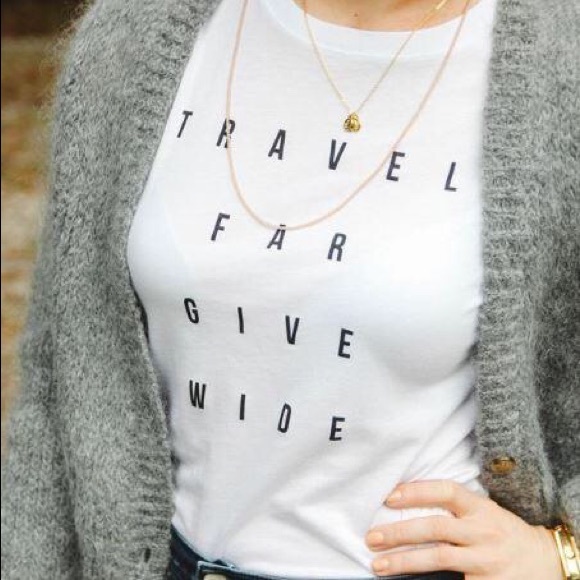 Travel Far Give Wide Tee - Picture 2 of 8
